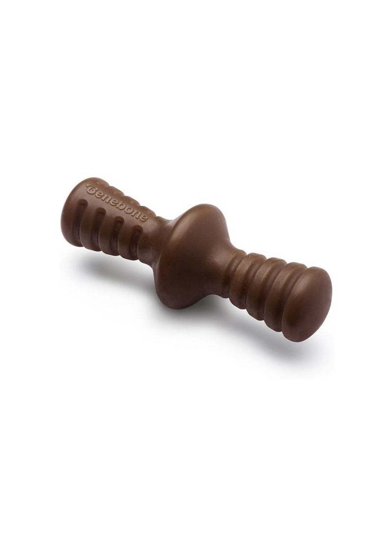 Benebone Zaggler Dog Chew Playing Toy Peanut Brown Small - Image 2