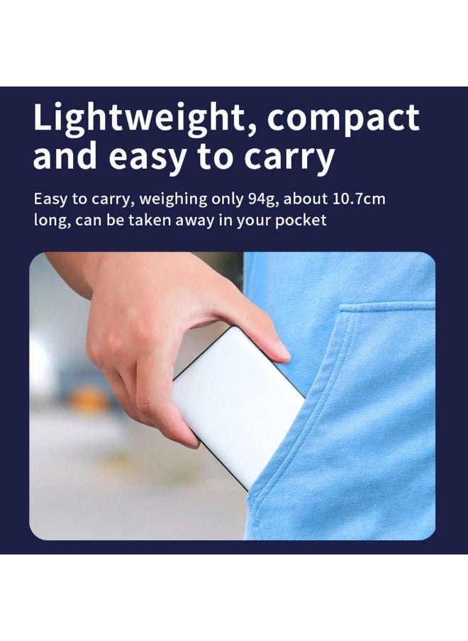 ELTRAZONE M12 Rechargeable Square LED Fill Light with Phone Clip – Portable Photography & Streaming Light for Makeup, Zoom Calls, Webcam, Video Recording – Adjustable Brightness, Rechargeable Battery, Pocket-Sized Video Light for Content Creators & Vloggers  - Image 4