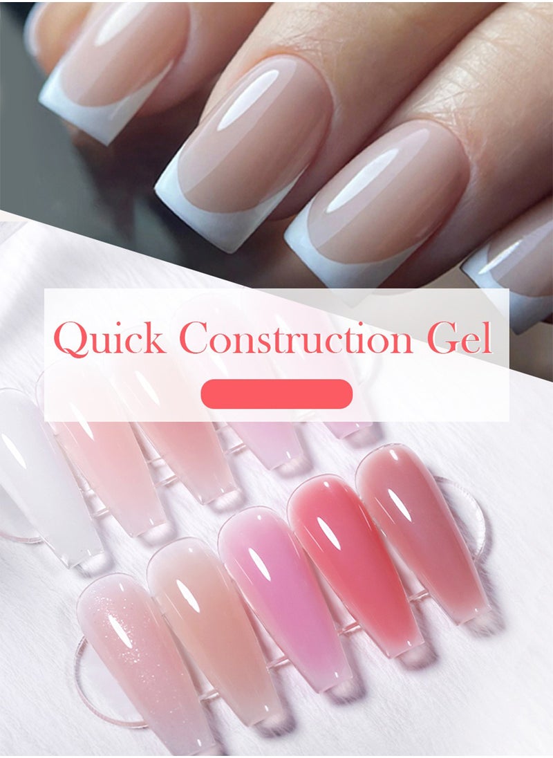 Born Pretty - Quick Construction Nail Gel, Thermal Multi Used Super Strong High Gloss Nail Extension Gel, Long Lasting Easy To Use Nail Glue Gel, Nail Repair Treatment 10ml - Image 1