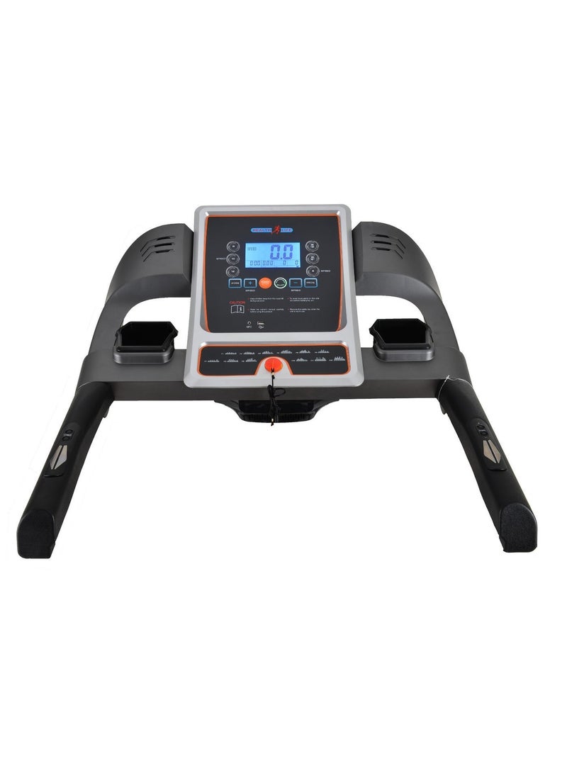 هيلث لايف V3500S-جهاز مشي كهربائي قابل للطي محرك دي سي 3.5 حصان 130 كجم مع ميزان هدية، أسود/رمادي - Image 5