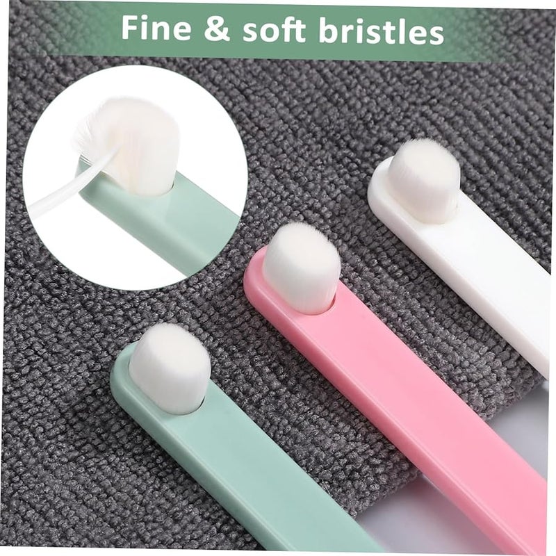 3Pcs Blue Pet Toothbrush Set For Cats Dogs Rabbits With Tongue Scraper - Image 4