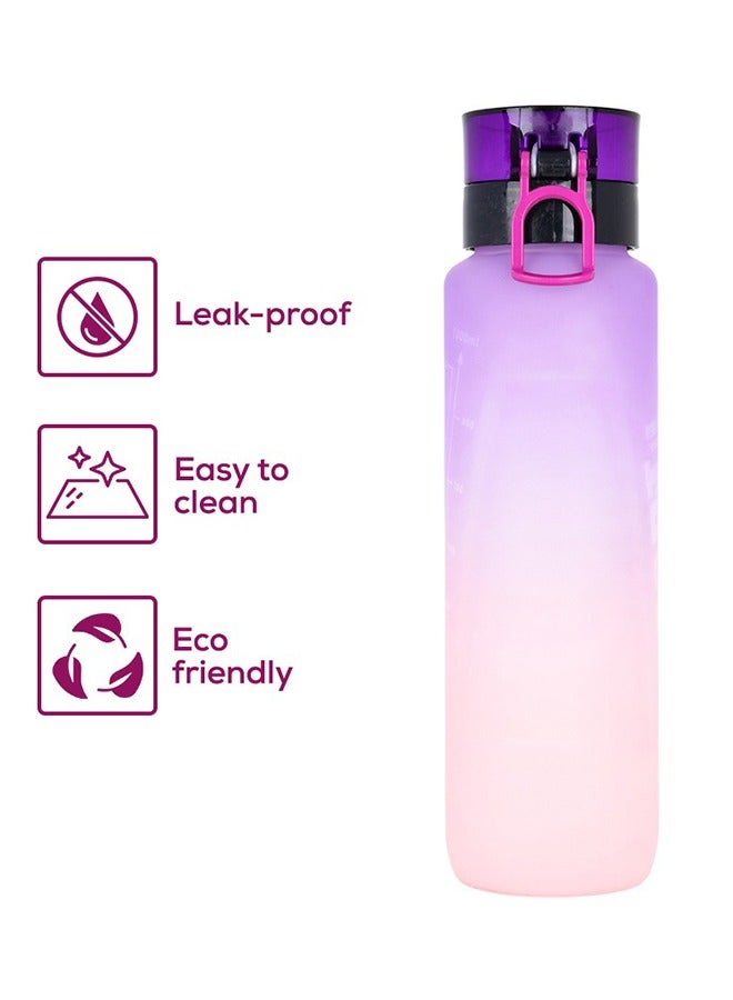 Nova kids Water Bottle 1000 Ml - Purple  - Image 4