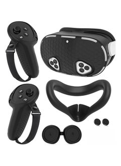 XICEN Silicone Protective  Cover Set for Meta Quest 3S Accessories, VR Protector Face Cover, Controller Grips, Front Shell Headset Cover and Lens, Protective Cover for Meta/Oculus Quest 3S Accessories  - Image 1