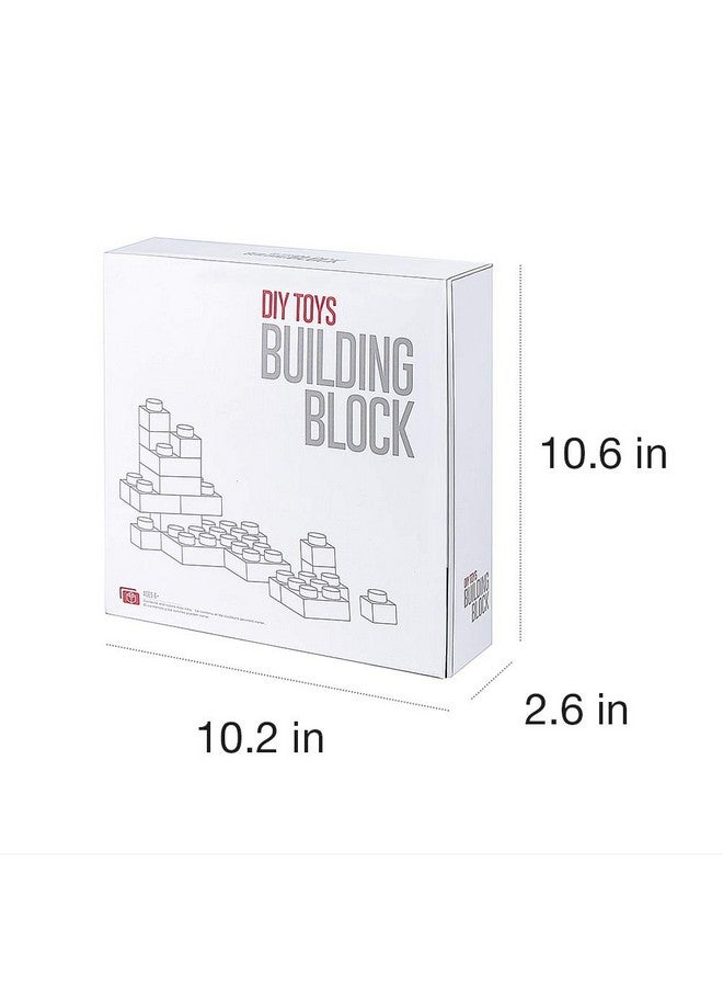 Lekebaby Building Bricks 1500 PCS Basic Building Blocks, Compatible with All Major Brands (White) - Image 5