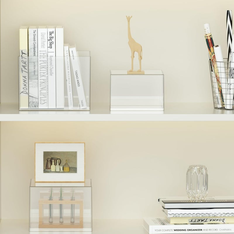 TPGP OKBHTS 6 Clear Acrylic Display Boxes Set - Food Stands & Buffet Risers with Hollow Bottoms - Image 5