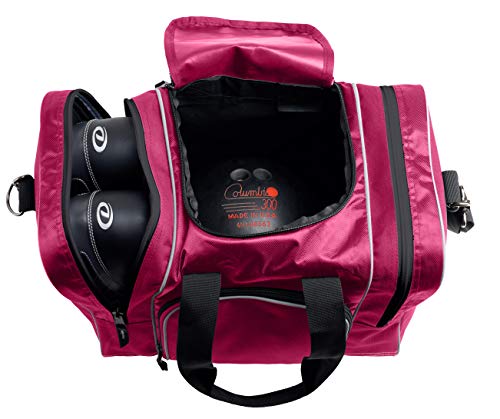 Athletico Bowling Bag for Single Ball - Single Ball Tote Bag With Padded Ball Holder - Fits a Single Pair of Bowling Shoes Up to Mens Size 14 (Pink) - Image 2