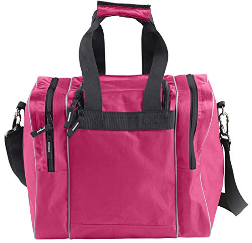 Athletico Bowling Bag for Single Ball - Single Ball Tote Bag With Padded Ball Holder - Fits a Single Pair of Bowling Shoes Up to Mens Size 14 (Pink) - Image 5