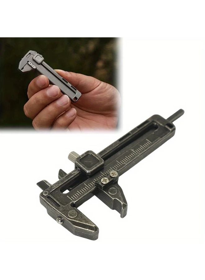 9 In 1 Multi Function Alloy Caliper Tool Portable Bottle Opener Wrench 1pc - Image 2