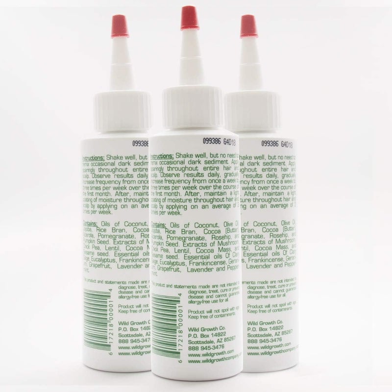 Wild Growth Hair Oil - 3 Pack of 4oz Bottles for Hair Treatment - Image 2