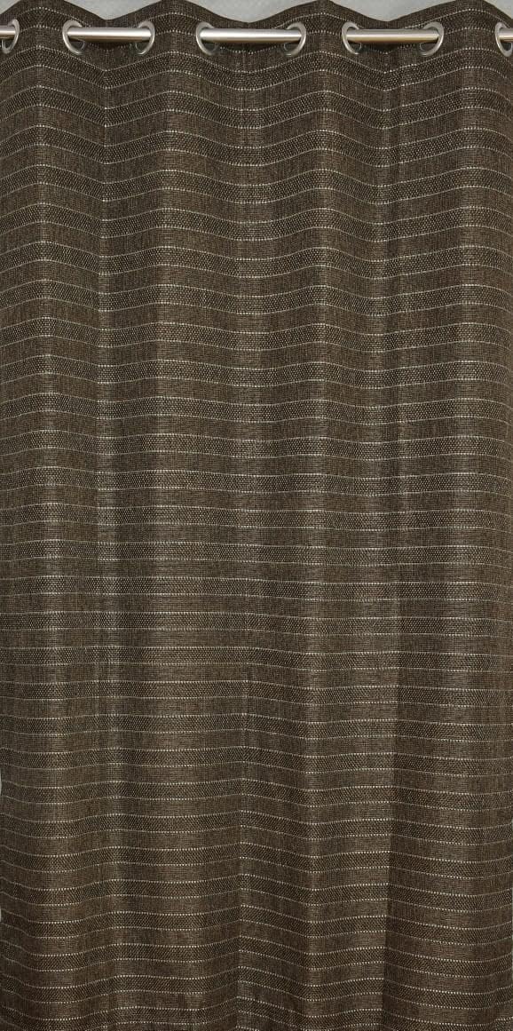 THE CONVERSION The Conversion Premium Jute Natural Feel Fabric Stripes Design Coffee Color use for Making of Sofa Cover Upholstery Curtain Cushion Cover Bag Wall Hanging Length 1 Meter 39 x Width 54  - Image 3