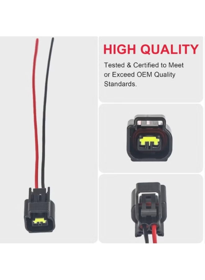 VIUAUAX Modular Ignition Coil Female Connector Plug Wire Harness Pigtail Fits for 4.6L 5.4L 6.8L Ford F150 F250 F350 Super Duty Mustang Explorer Expedition Crown Victoria (8Pcs) - Image 2