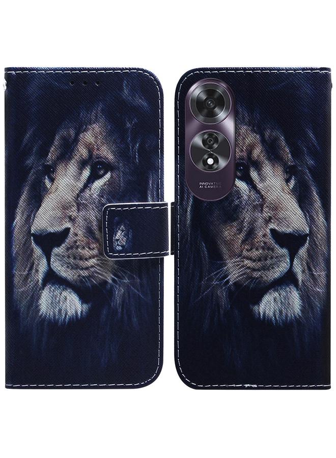 S-TOP Case For OPPO A60 4G Coloured Drawing Flip Leather Phone Case - Image 1