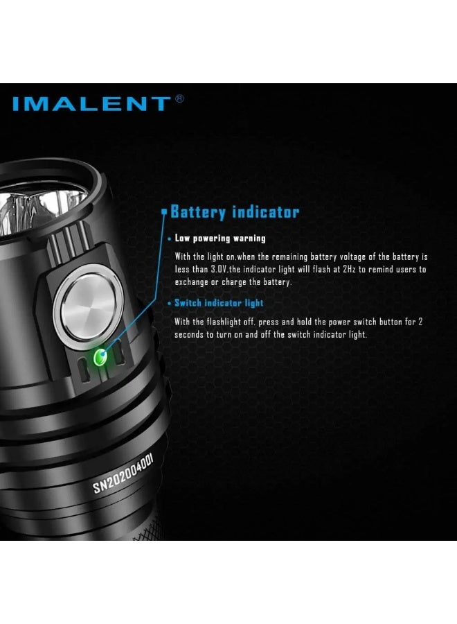 Imalent MS03 13000lumen Xhp70 Gen.2 7 LED Flashlight 21700 mAh - Image 4