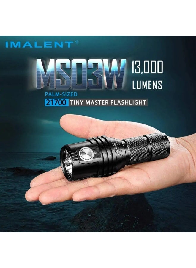 Imalent MS03 13000lumen Xhp70 Gen.2 7 LED Flashlight 21700 mAh - Image 3