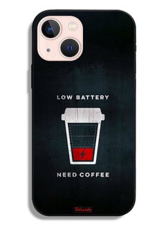 Tolwak Apple iPhone 13 mini Protective Case Low Battery Need Coffee  - Image 2