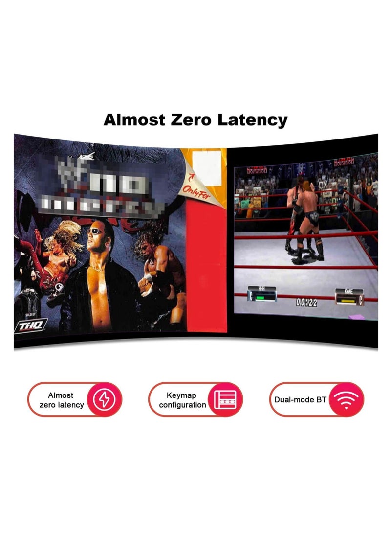 Captaintech Wireless Controller Adapter, Bluetooth Controller Adapter for N64 Console, Multiplayer Bluetooth Controller Adapter, Compatible with PS3/PS4/PS5, Xbox One S, Series X/S, Switch Pro - Image 4