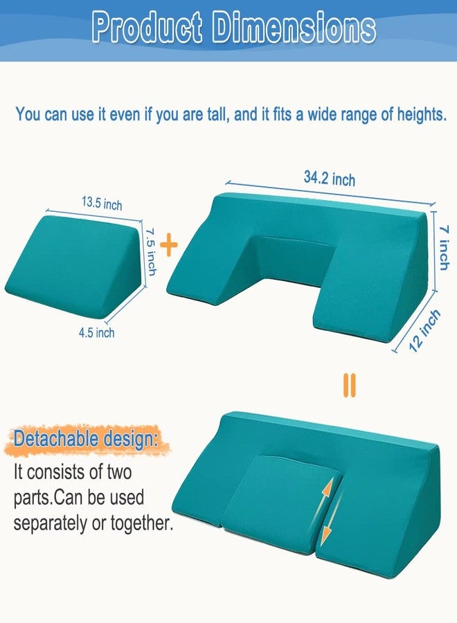Mistuki Bedsore Turning Wedge Pillow Side Sleeping Body Positioning Anti Bed Sores Treatment Bedridden Elderly Patient Foam Cushion Prevent Pressure Ulcer Incline Wedge Medical Nursing Care After Surgery - Image 2