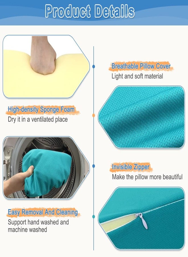 Mistuki Bedsore Turning Wedge Pillow Side Sleeping Body Positioning Anti Bed Sores Treatment Bedridden Elderly Patient Foam Cushion Prevent Pressure Ulcer Incline Wedge Medical Nursing Care After Surgery - Image 4