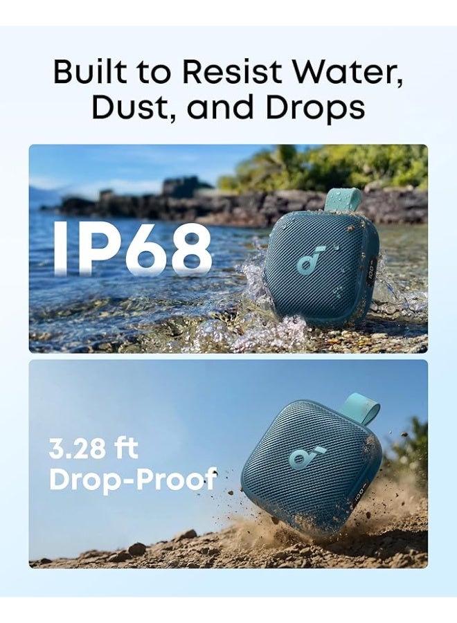 soundcore Boom Go 3i Portable Bluetooth Speaker by Anker, 24H Playtime, 15W Punchy Sound, Emergency Power Bank, Powerful BassUp 2.0, Bluetooth 6.0, IP68 Waterproof for Hiking/Cycling/Camping (Blue) - Image 5