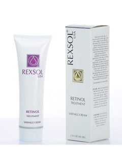REXSOL REXSOL Retinol Treatment Wrinkle Cream  Best Moisturizer for face Anti aging eye cream Acne treatment  Acne scar treatment  with Vitamin E  Best wrinkle cream for women  ago spot remover 2 OZ 