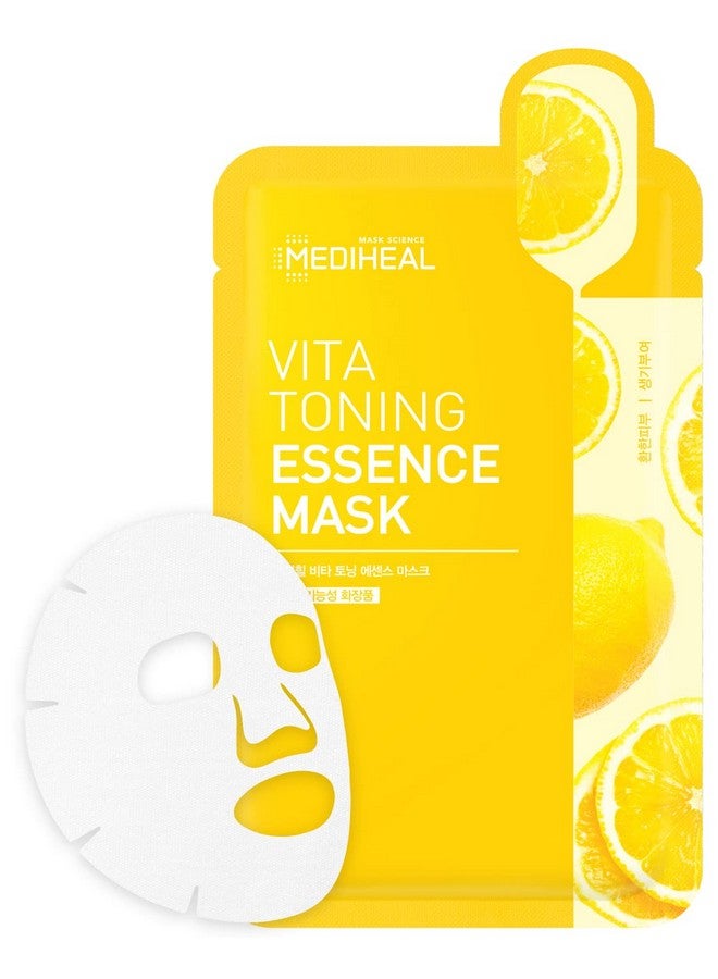 ميدي هيل قناع ميدي هيل فيتا تونر إيسينس، قناع ورقي للوجه منشط ومتوازن للبشرة الباهتة، مركب فيتا ونياسيناميد، سليلوز صديق للبيئة ومضاد للحساسية، 15 قناعًا - Image 1