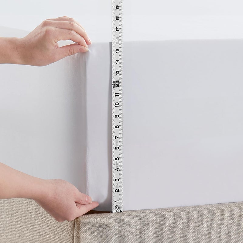 Empyrean Bedding Empyrean Queen Fitted Sheet - Deep Pocket, 14-16 Inch Ultra Soft Microfiber, Wrinkle & Fade Resistant, Shrinkproof, Hotel Quality, Durable & Breathable, Perfect for Queen Beds, White - Image 3