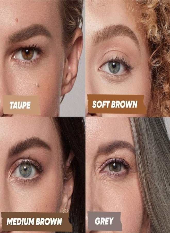 Kosas Kosas Air Brow Tinted Clean Volumizing Eyebrow Gel 3.7g - Soft Brown - Light Brown/Dark Blonde Full, Fluffy & Defined Brows  - Image 4