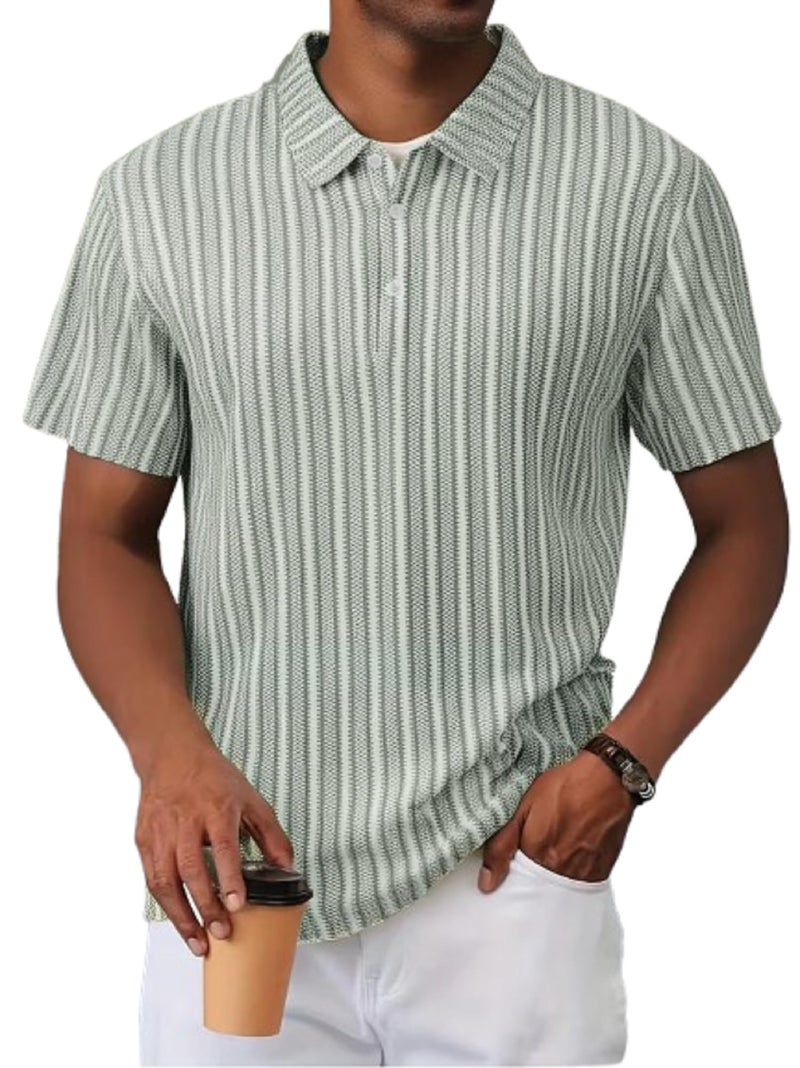 Lymio Polo T Shirt for Men || T Shirt for Man || Collar T Shirt Style Men (Available Packs Also) (Polo-97-Pista-M) - Image 1