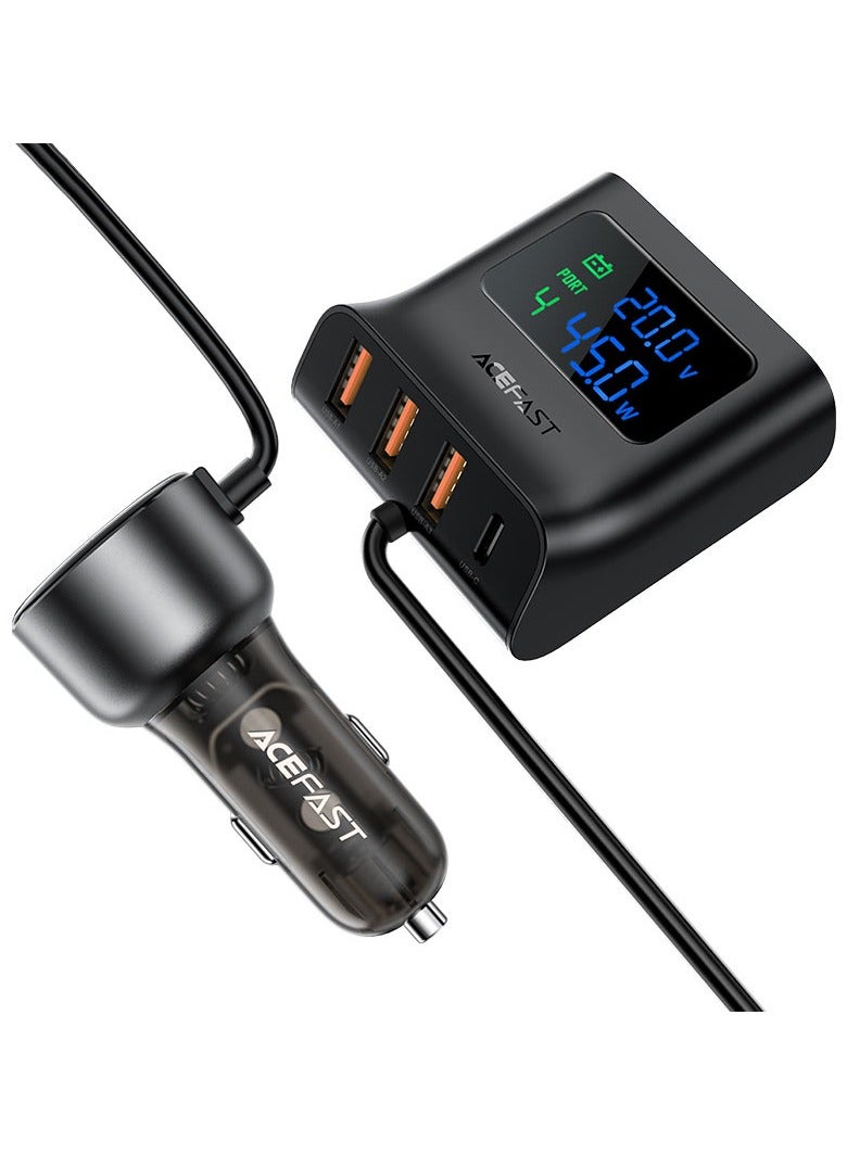 ACEFAST Fast Charge Car HUB Charger B11 (1xUSB-C+3xUSB-A) 138W - Image 2