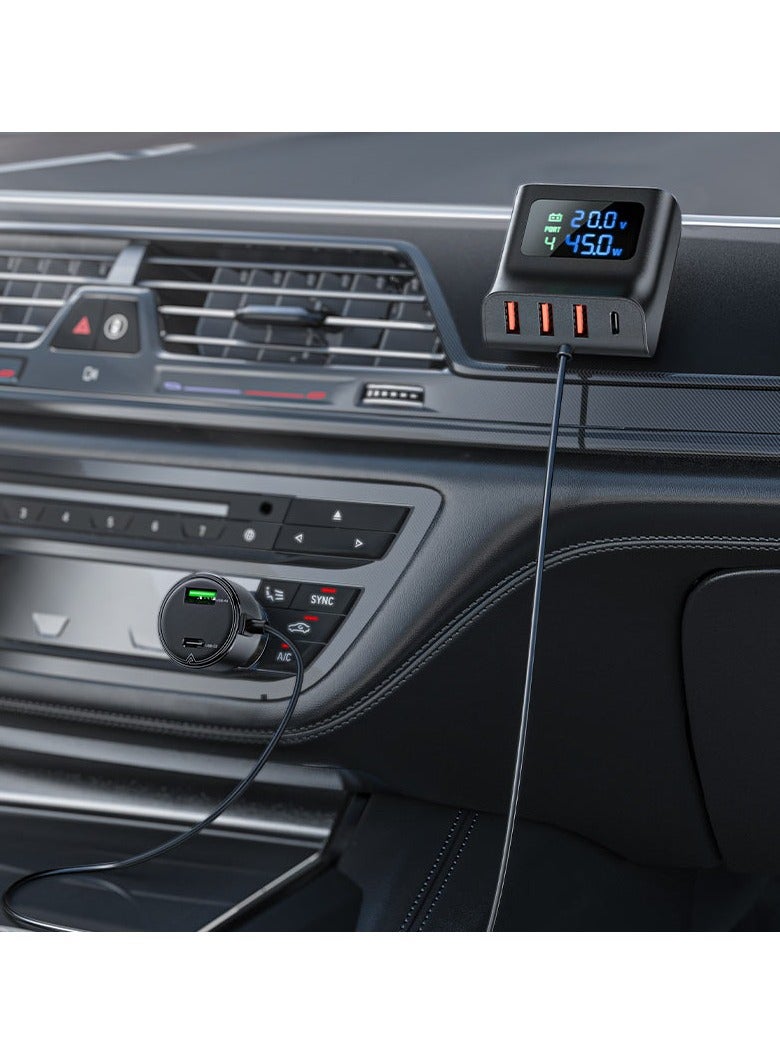 ACEFAST Fast Charge Car HUB Charger B11 (1xUSB-C+3xUSB-A) 138W - Image 5