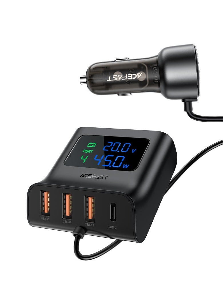 ACEFAST Fast Charge Car HUB Charger B11 (1xUSB-C+3xUSB-A) 138W - Image 1