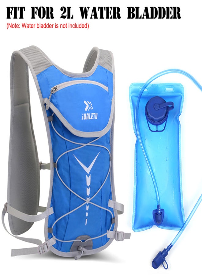 Generic Hydration Pack for 2L Water Bladder Large Capacity Wearproof Breathable Lightweight Hiking Running Cycling Outdoor Compact Backpack  - Image 3