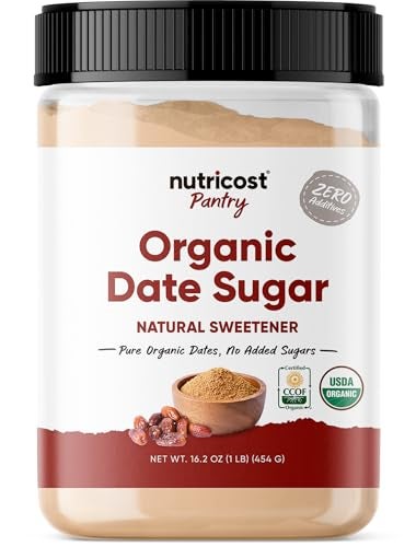 Nutricost Organic Date Sugar (1LB) - USDA Organic, Vegan, GMO-Free. Pantry - Image 1