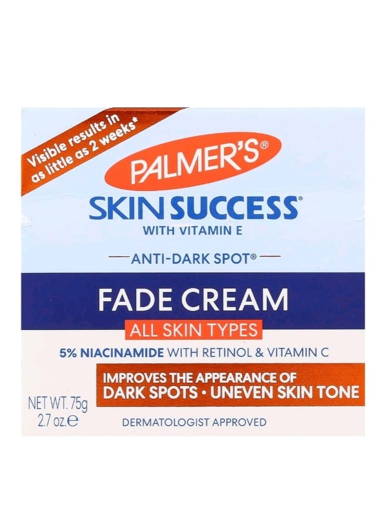 PALMER'S Skin Success with Vitamin E Anti-Dark Spot Fade Cream 2.7 oz (75 g) - Image 1