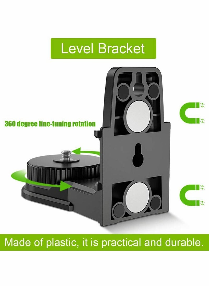 Fine-tuning Bracket Laser Level Adapter, Magnet Bracket, Multifunctional Pivoting Base with Adjustable Clip  - Image 5