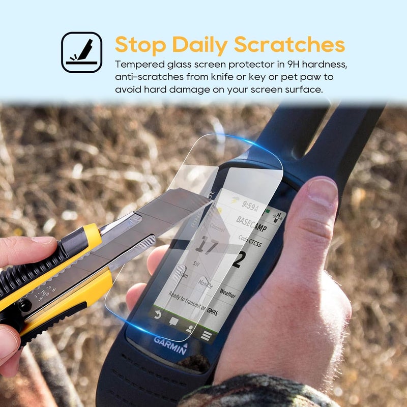 LFOTPP 2 Pack Glass Screen Protector for Rino 750 755T GPS - Image 2