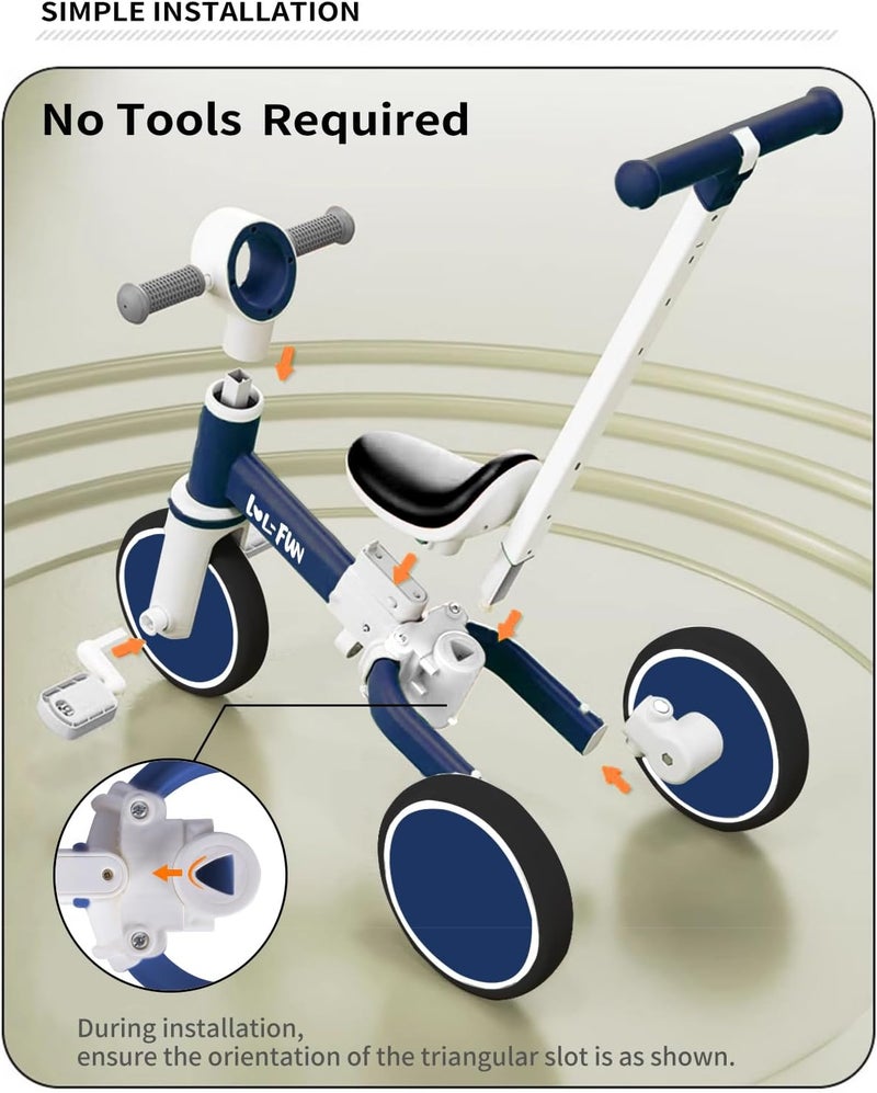 LOL-FUN 4 in 1 Toddler Balance Bike - Image 4