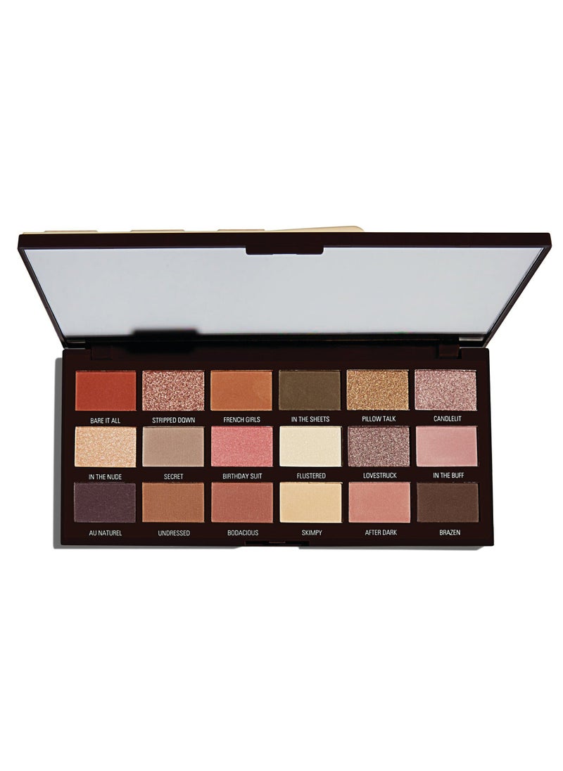 REVOLUTION - Nudes 18-Piece Chocolate Matte and Shimmering Eyeshadow Palette - Image 1