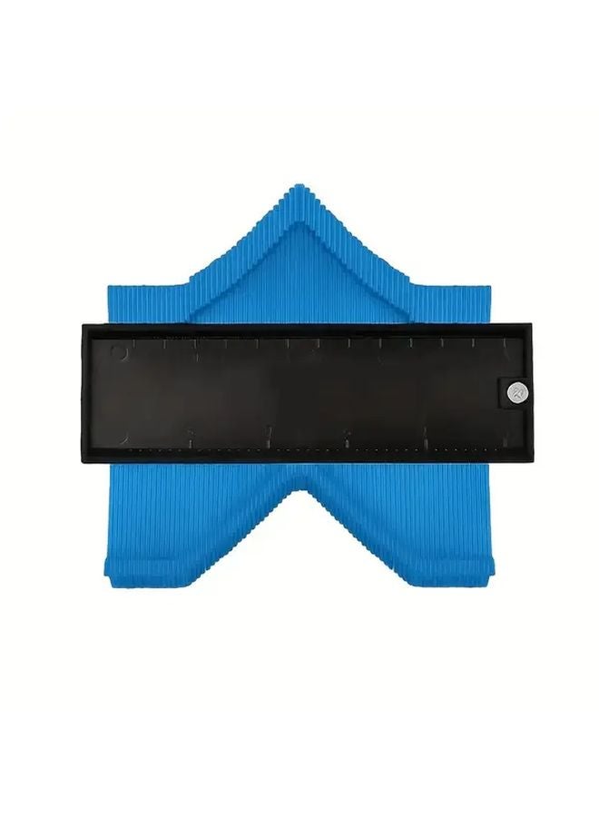 10 Inch Blue Contour Gauge Tool Adjustable Angle Curve Template Maker for Carpentry - Image 5