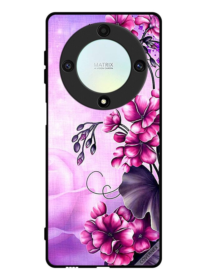 Covernex Protective Case Cover For Honor X9a Romantic Flowers Wallpaper - Image 1
