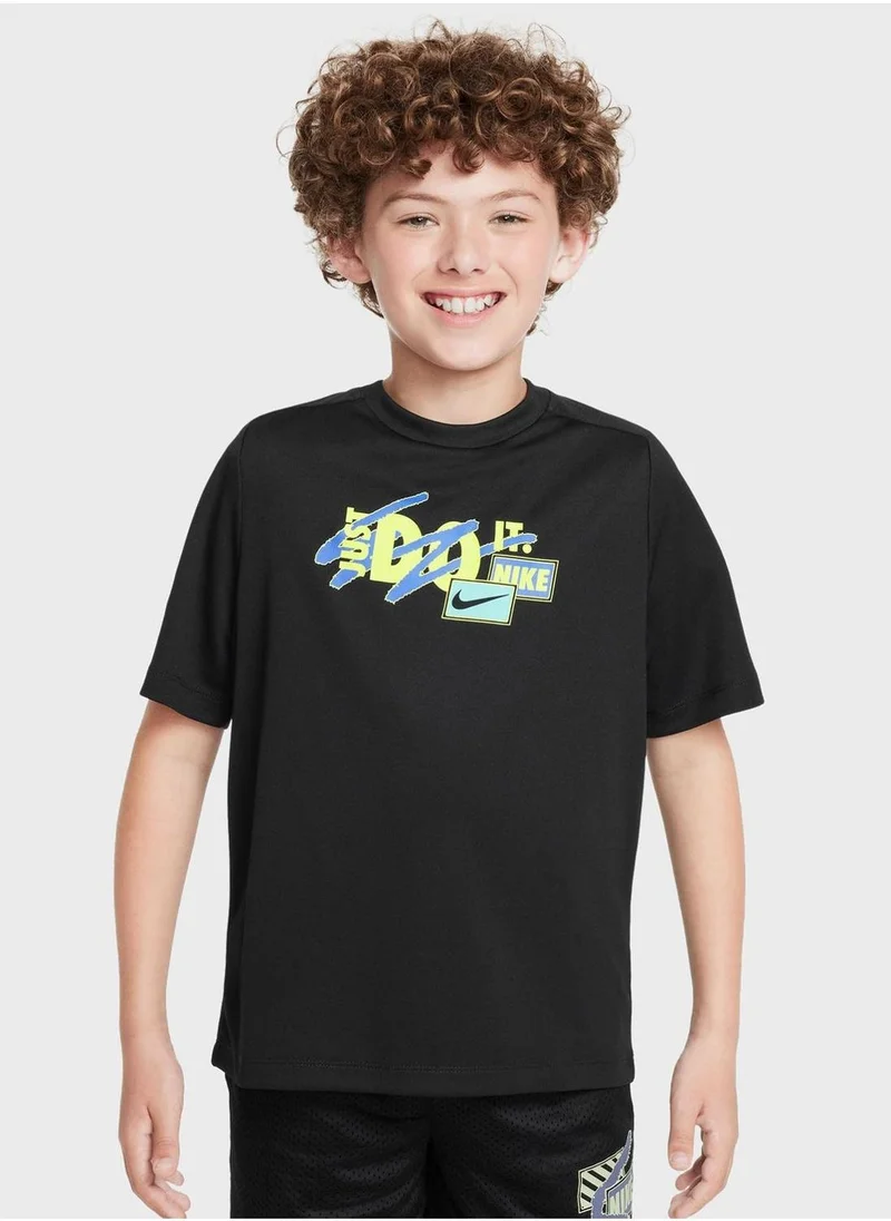 نايكي Youth Dri-Fit Multi Season T-Shirt