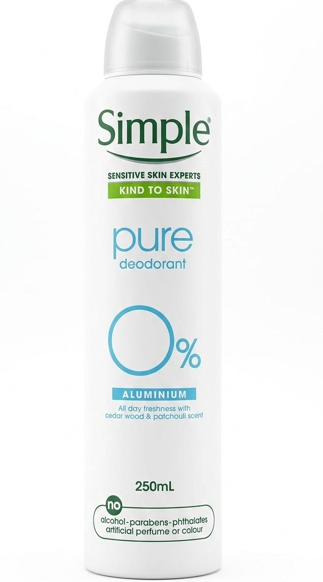 Pure Deodorant 0% Aluminium 250ML