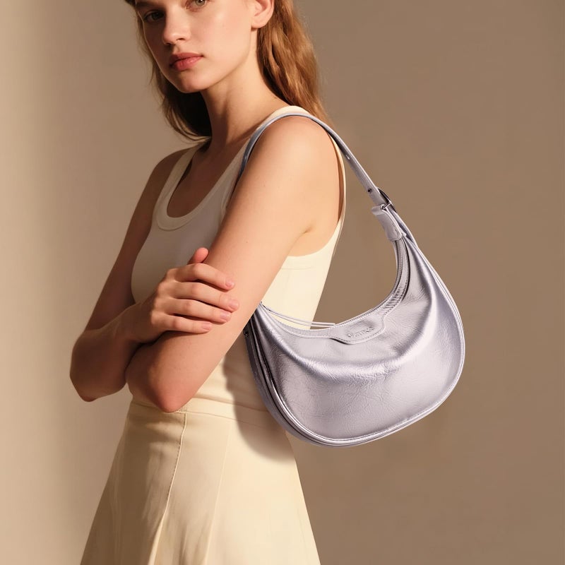 Caitina Shoulder Bag for Women Trendy Crescent Bags Women's Shoulder Handbags Tote Bag Shoulder Purse with Adjustable Straps - Image 3