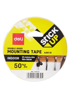 Deli 2-Piece Double Sided Mounting Tape 5 Meter Length  - Image 2