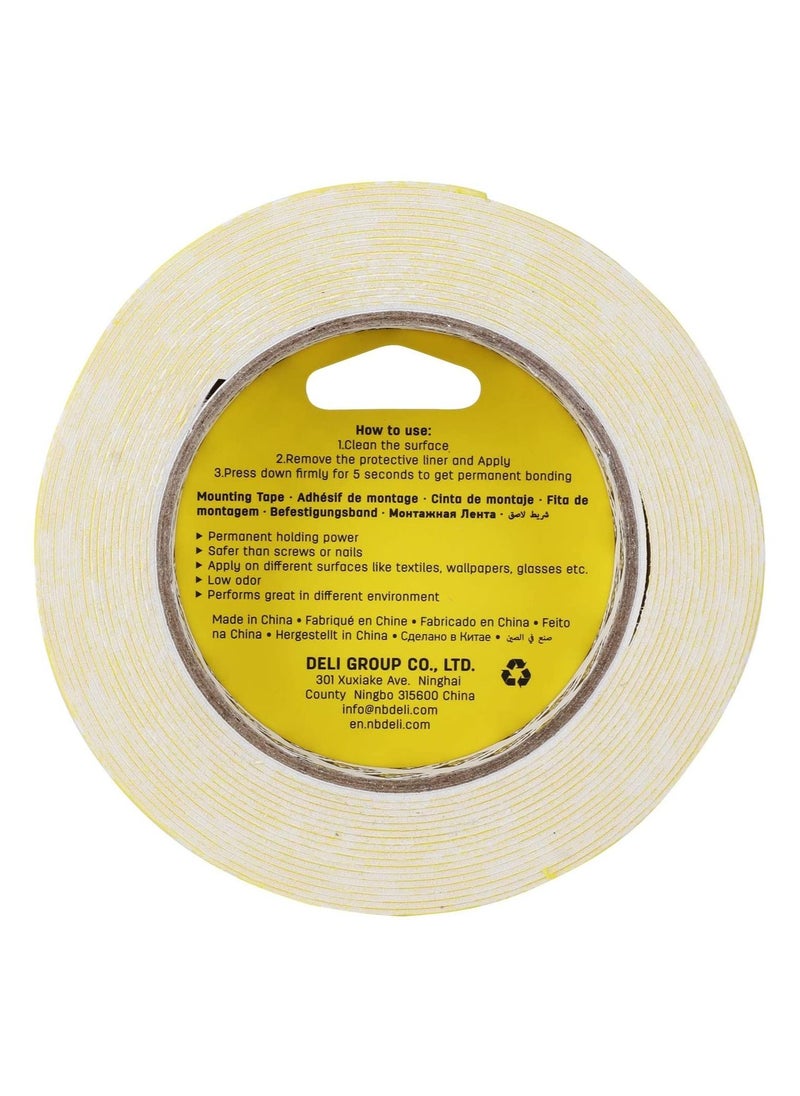 Deli 2-Piece Double Sided Mounting Tape 5 Meter Length  - Image 4