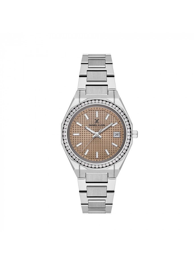 دانيل كلاين ساعة دانيال كلاين بريميوم للنساء بسوار من الستانلس ستيل - DK.1.13716-3 - Image 3
