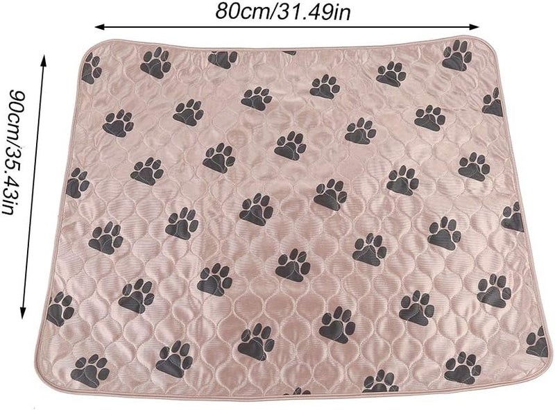 GLOGLOW Reusable Waterproof Dog Pee Pad Urine Mat with High Absorbency 1600ml Machine Washable 4-Layer Design for Dogs Cats Pets Indoor Training (80*90cm) - Image 4