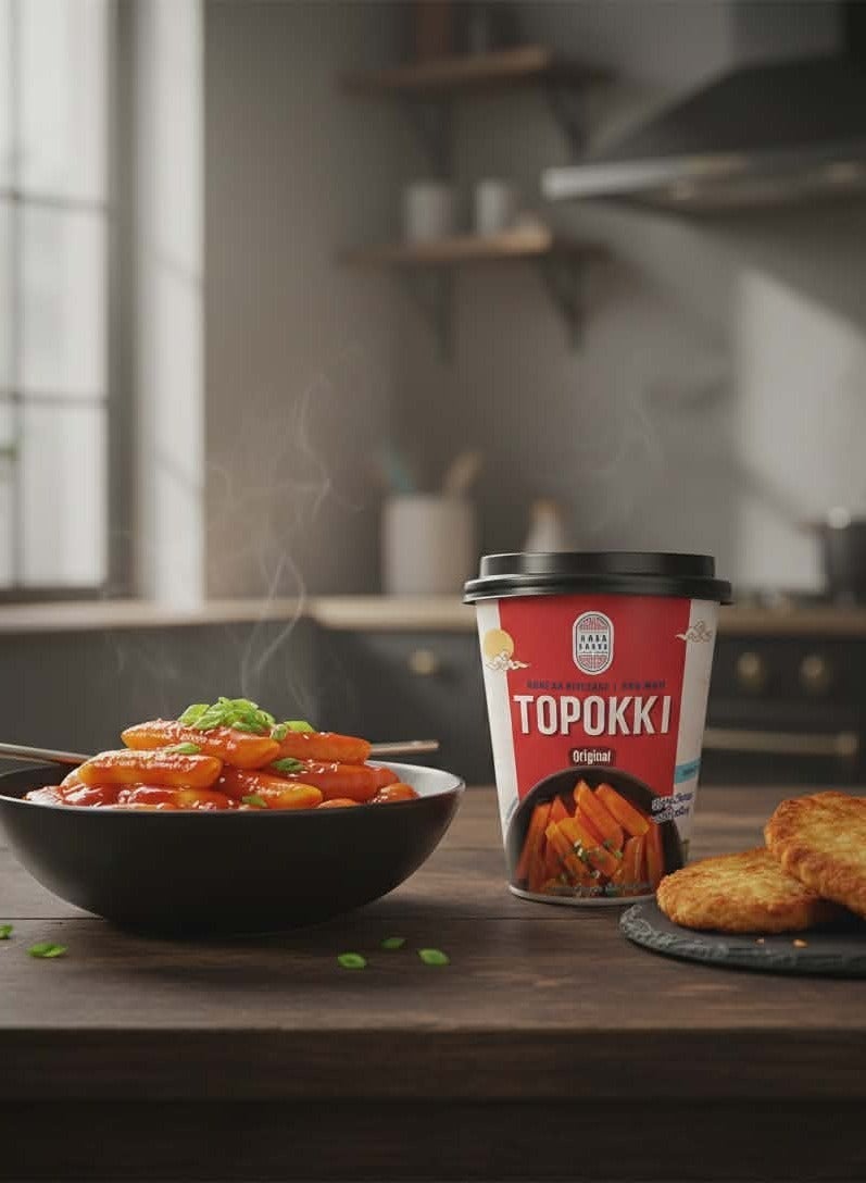 Good Seoul Topokki Instant Cup – Original Flavor (110g) - Image 3