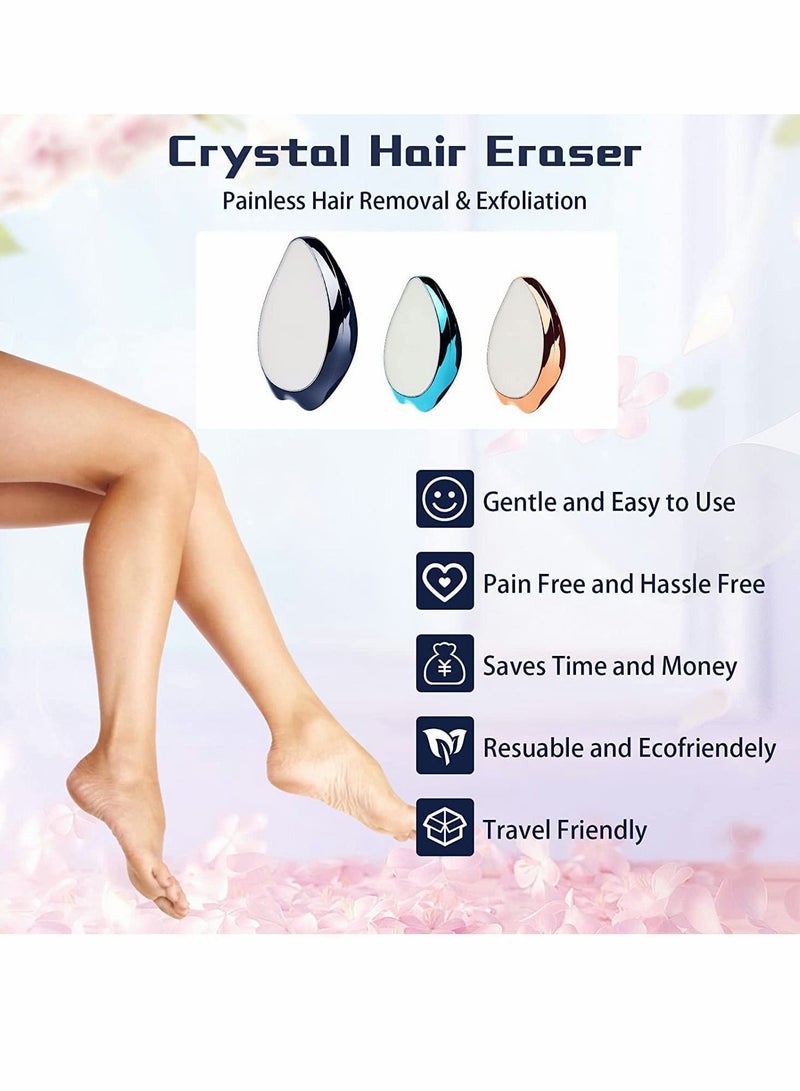 Hair Removal Eraser, Painless Crystal Remover Tools Magic Eraser - Image 3