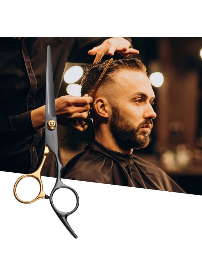 مجموعة مقصات قص الشعر الاحترافية السوداء، 10 قطع - مقصات حلاقة لتصفيف الشعر للرجال والنساء والحيوانات الأليفة - Image 5